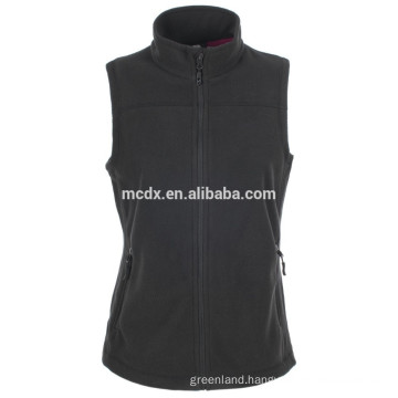 Custom sleeveless polar fleece vest for women